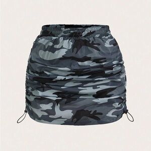 Camouflage Mini Skirt